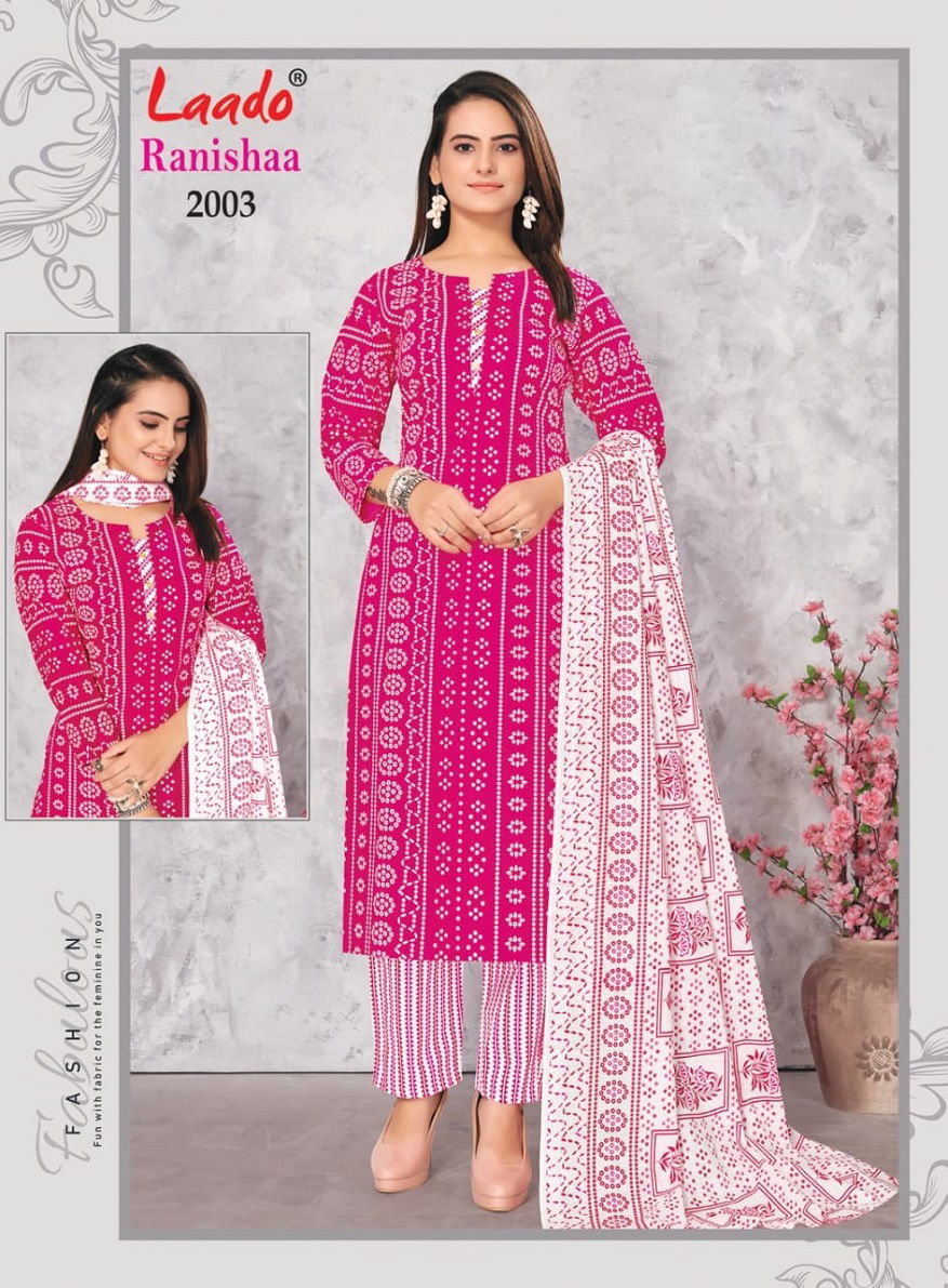 Laado Ranishaa Vol 2 Cotton Readymade Suits
